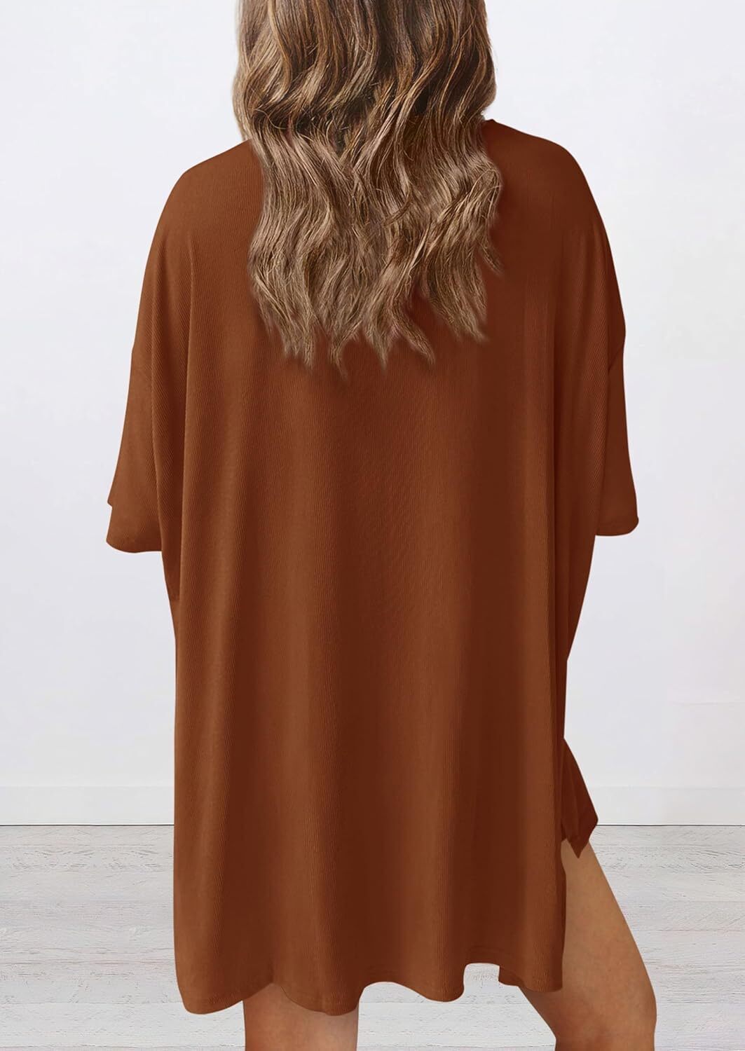 Women's Two Piece Lounge Set 2026 Summer Casual Oversized Shirts Biker Shorts Matching Airport Travel Outfit