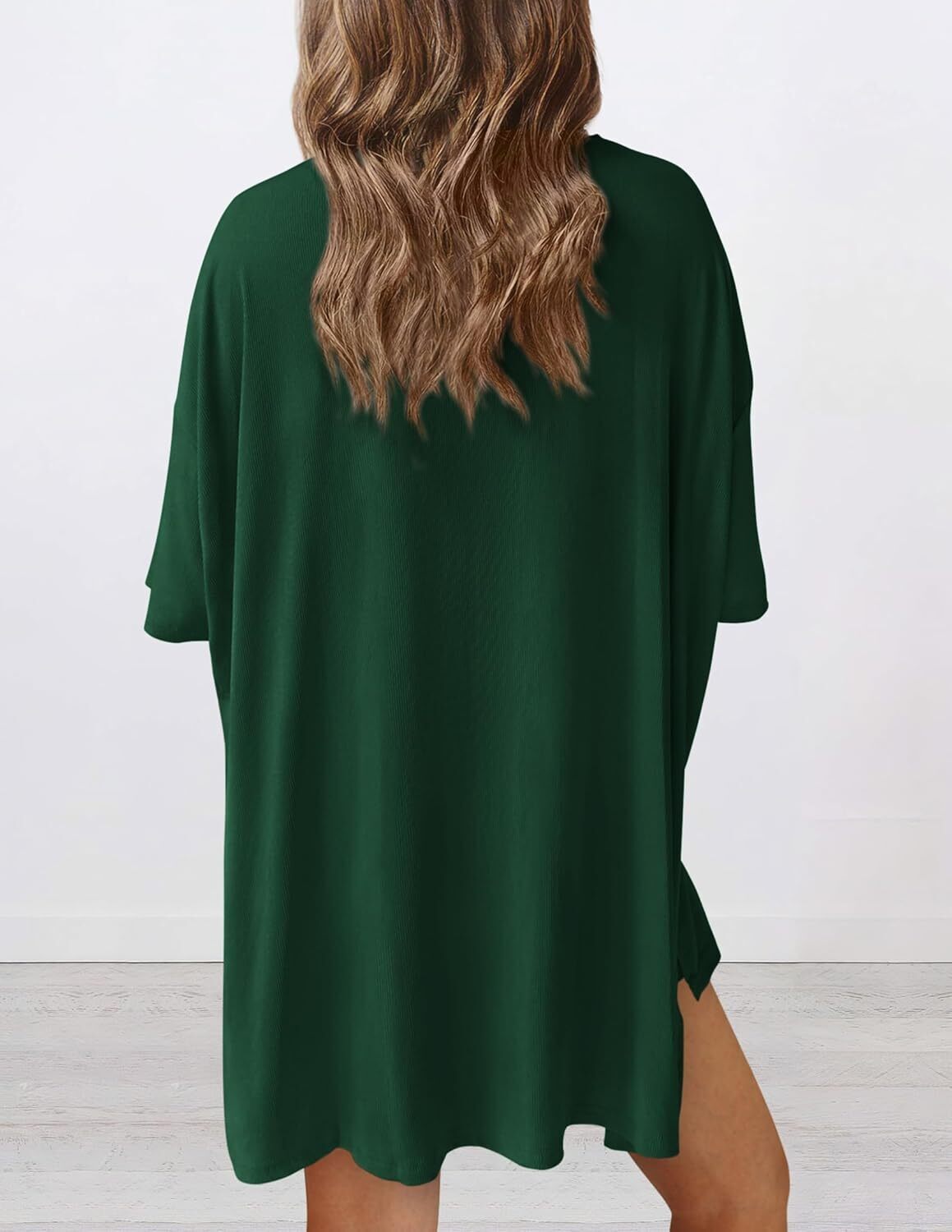 Women's Two Piece Lounge Set 2026 Summer Casual Oversized Shirts Biker Shorts Matching Airport Travel Outfit